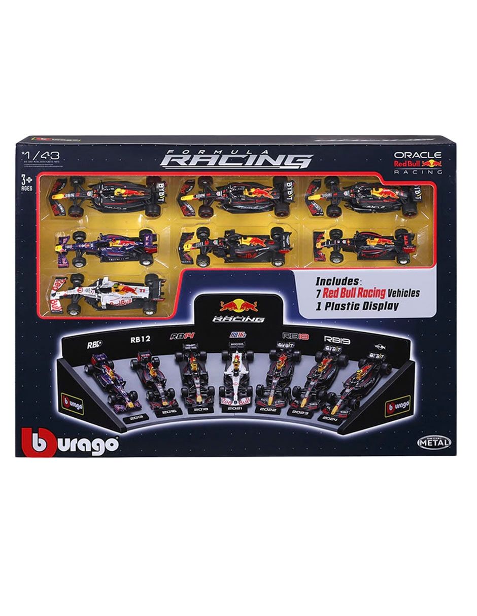 Set vehiculo a escala Formula racing Oracle Red Bull Racing 2