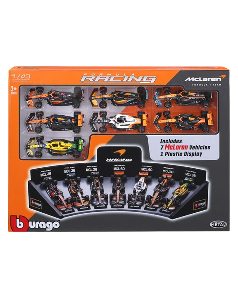 Set de vehículos mclaren fórmula 1 2