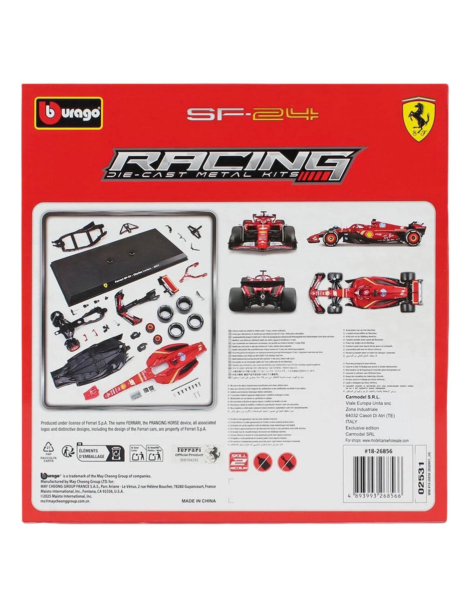 Vehículo a escala Ferrari SF-24 Charles Leclerc 3