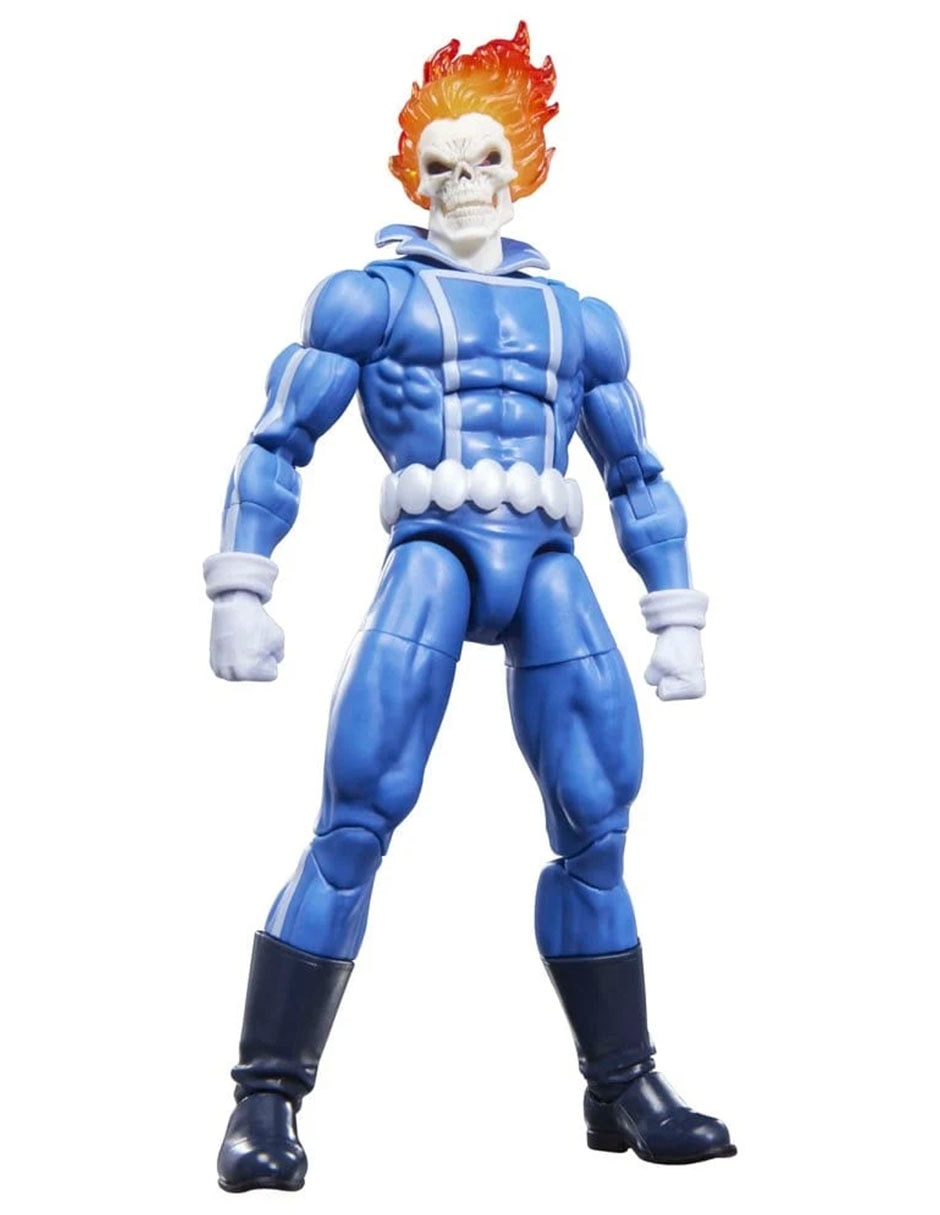 Figura de acción articulada Legends Series: Vengador Fantasma Johnny Blaze con motocicleta Marvel 4