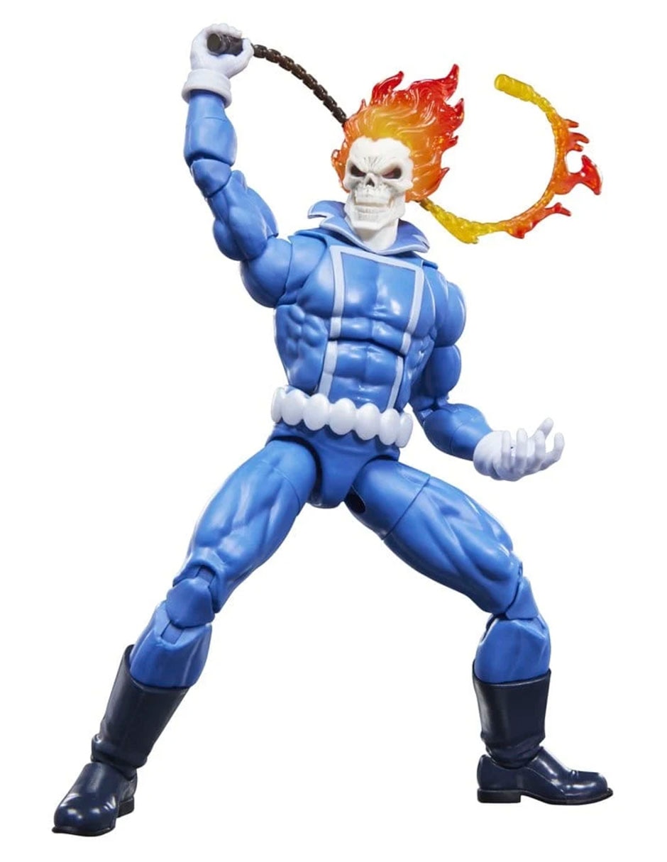 Figura de acción articulada Legends Series: Vengador Fantasma Johnny Blaze con motocicleta Marvel 5