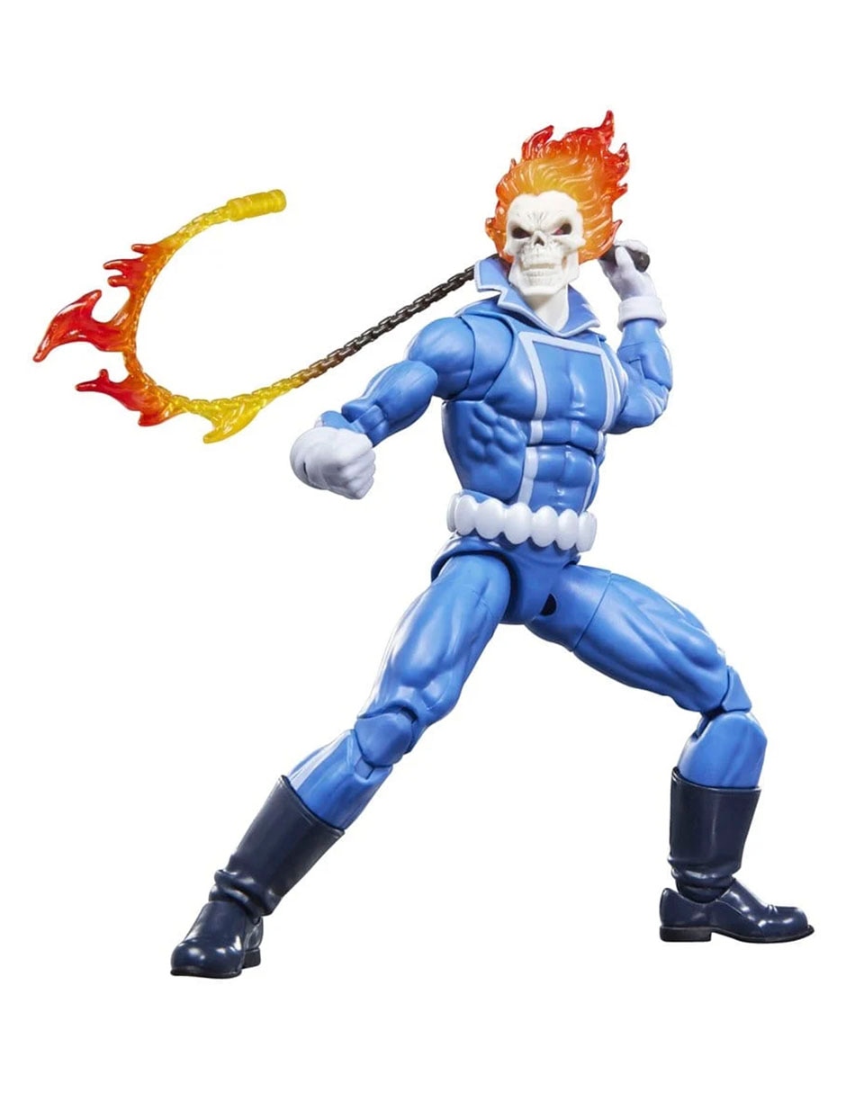 Figura de acción articulada Legends Series: Vengador Fantasma Johnny Blaze con motocicleta Marvel 6