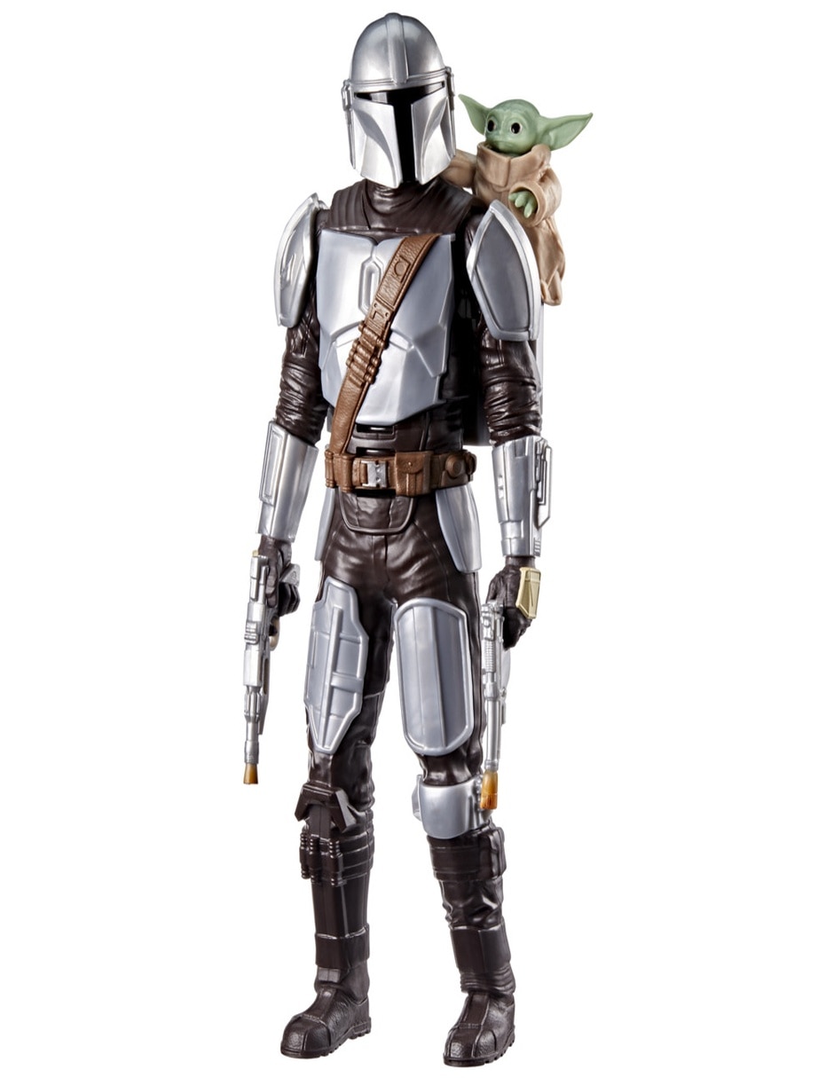 Figura de acción articulada The Mandalorian and Grogu con sonido 1