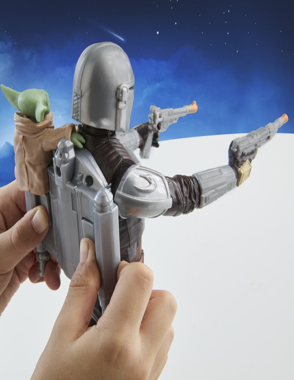 Figura de acción articulada The Mandalorian and Grogu con sonido 4