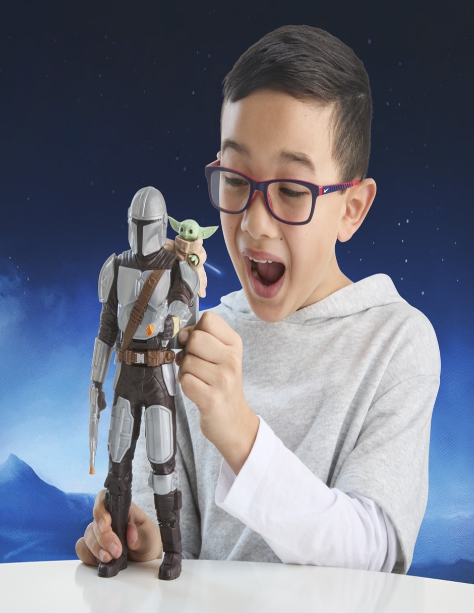 Figura de acción articulada The Mandalorian and Grogu con sonido 7