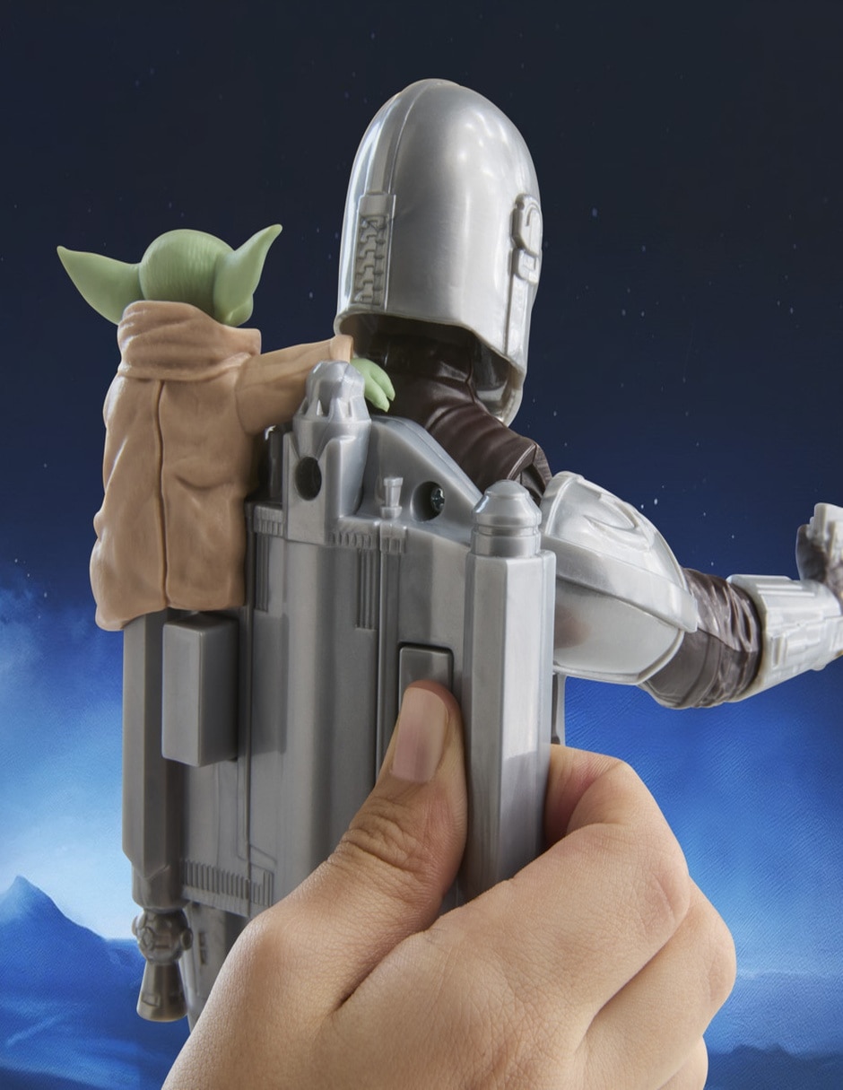 Figura de acción articulada The Mandalorian and Grogu con sonido 8