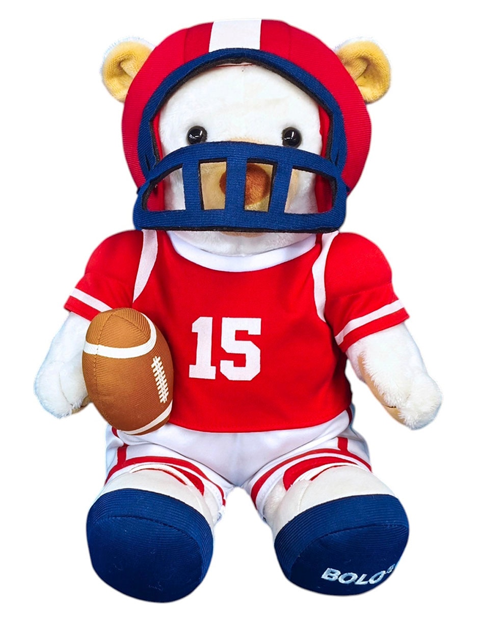 Peluche de football oso 33 cm 1