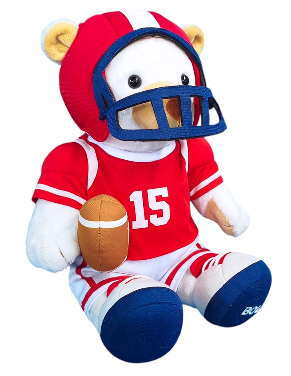 Peluche de football oso 33 cm 2