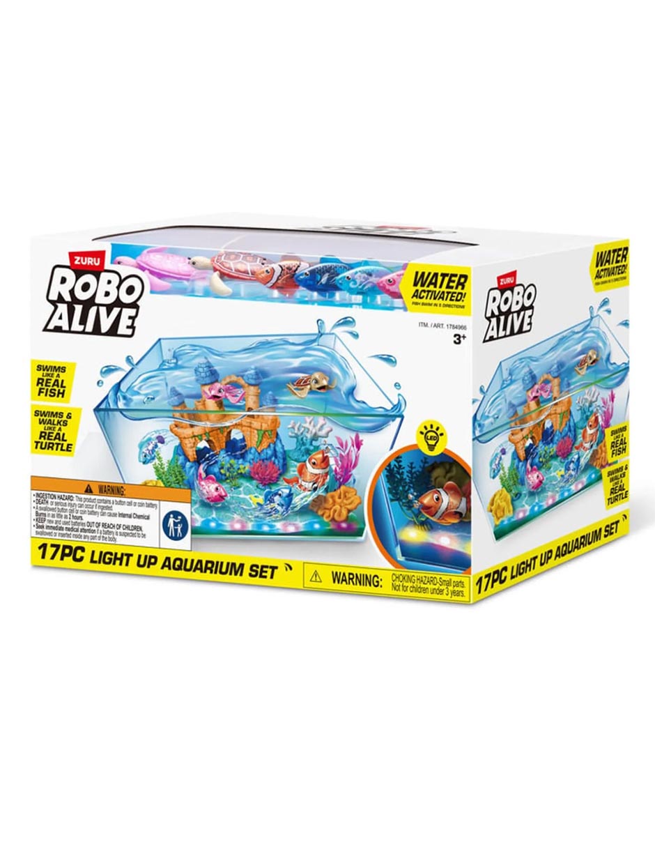 Arrow Control Settings Animal robot Light Up Aquarium Set | Liverpool