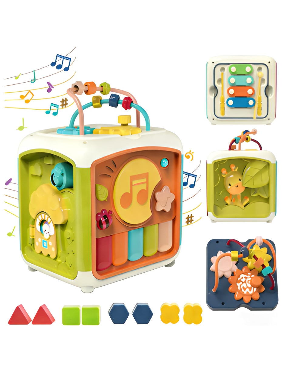 Cubo didáctico 6 en 1 unisex
