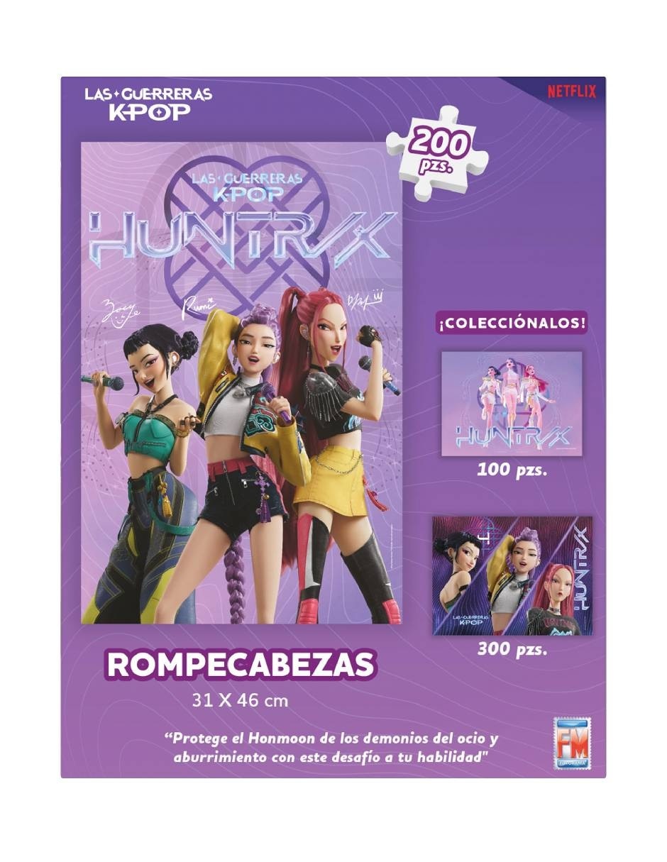 Rompecabezas rompecabezas k-pop demon hunter 200pzs fotorama 200 piezas 4