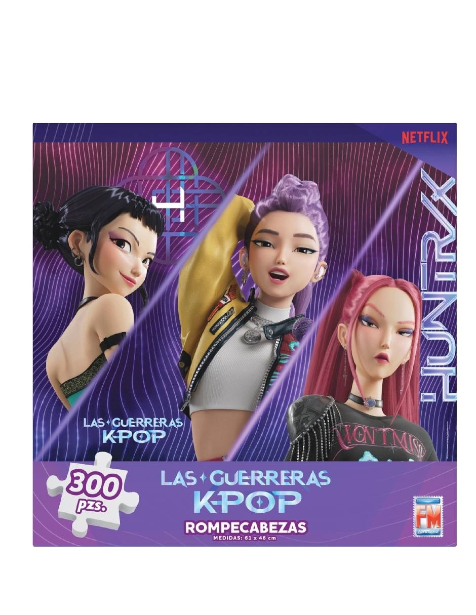 Rompecabezas No aplica ROMPECABEZAS K-POP DEMON HUNTER 300PZS 300 piezas