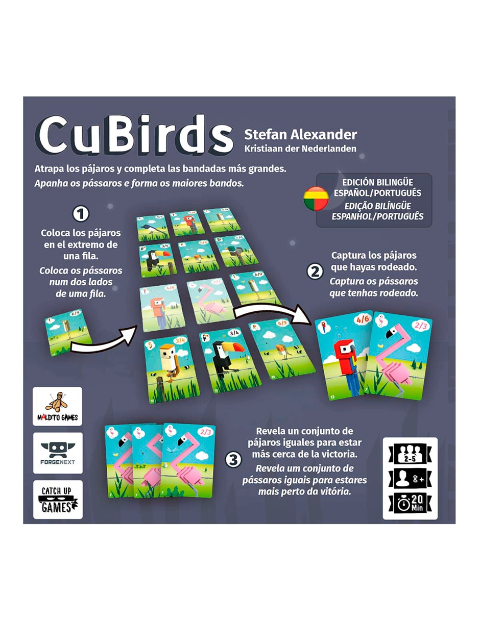 Cubirds El Juego de Mesa en Español 4