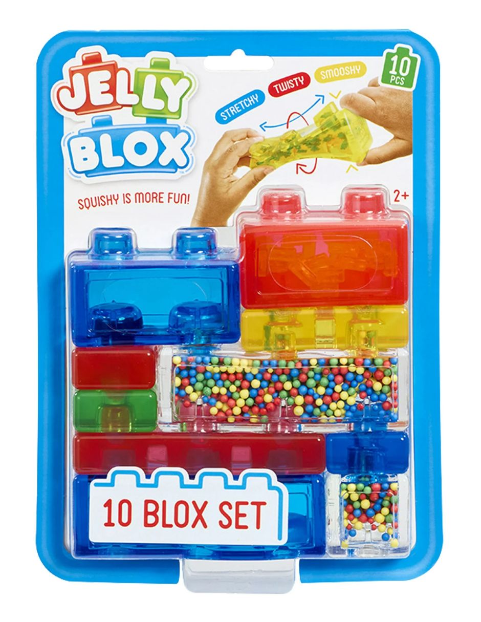 Bloques mega block jelly blox set de 10 piezas 934840 jelly blox
