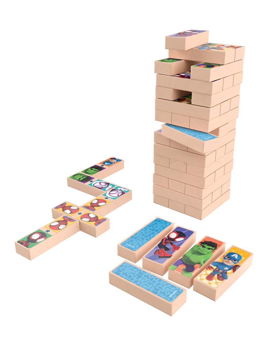 Torre de madera 3 en 1 spidey spidey juegos de mesa 5