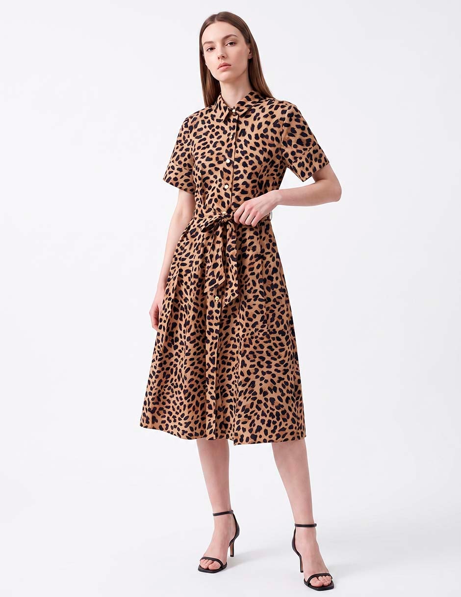 Vestido midi casual para mujer Vestido midi casual para mujer