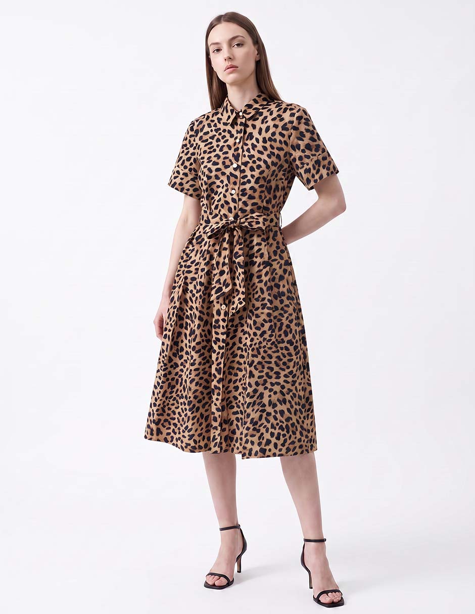 Vestido midi casual para mujer 4