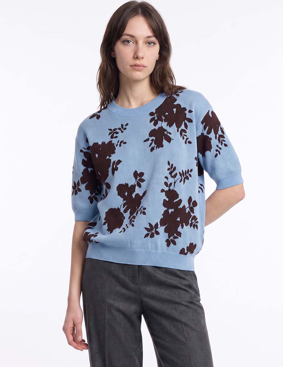 Suéter cuello redondo para mujer Suéter cuello redondo para mujer