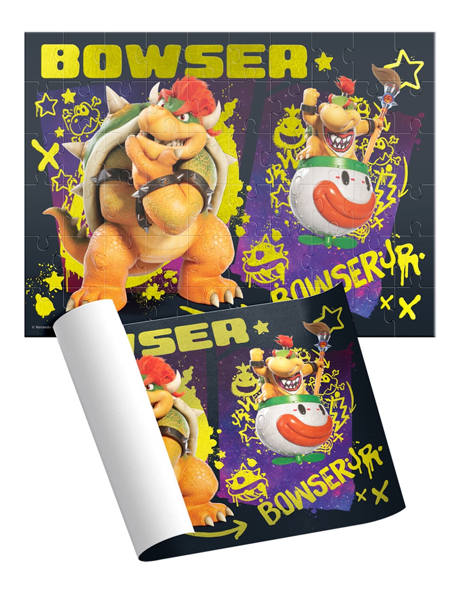 Rompecabezas escenarios emblemáticos de super mario rompecabezas infantil super mario galaxy 60 piezas cilindro 60 piezas 4