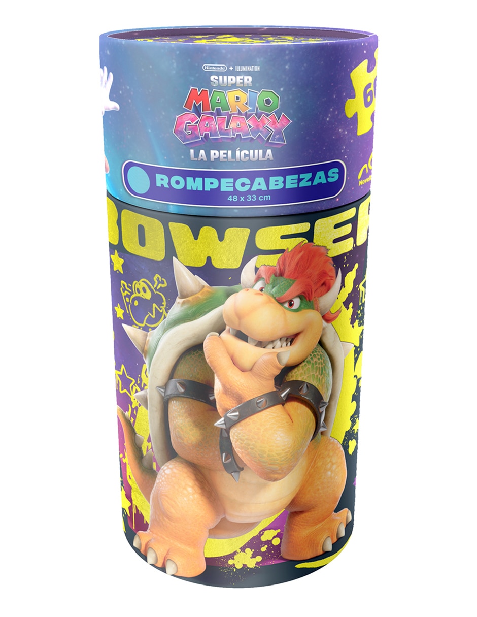 Rompecabezas escenarios emblemáticos de super mario rompecabezas infantil super mario galaxy 60 piezas cilindro 60 piezas