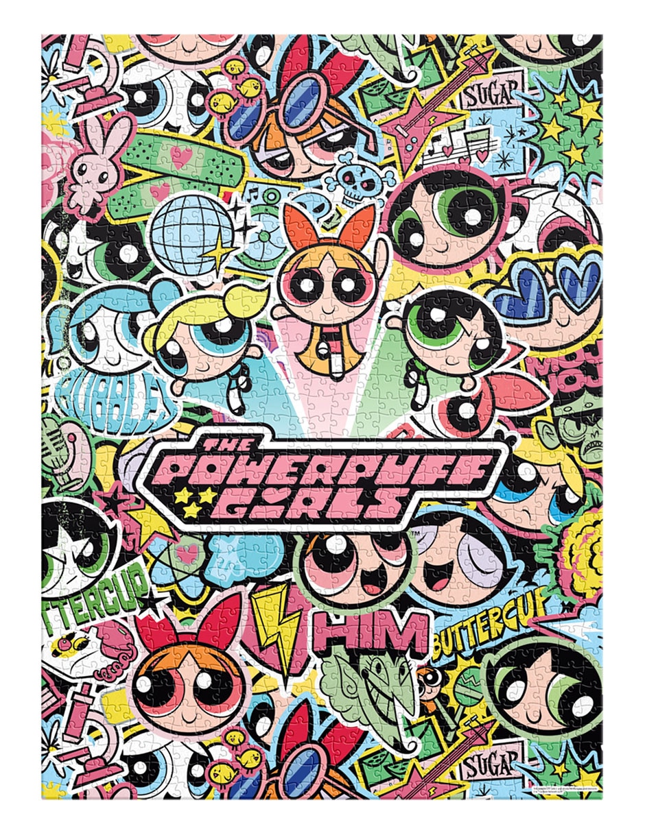 Rompecabezas superhéroes rompecabezas coleccionable powerpuff girls 1000 piezas 1000 piezas 4