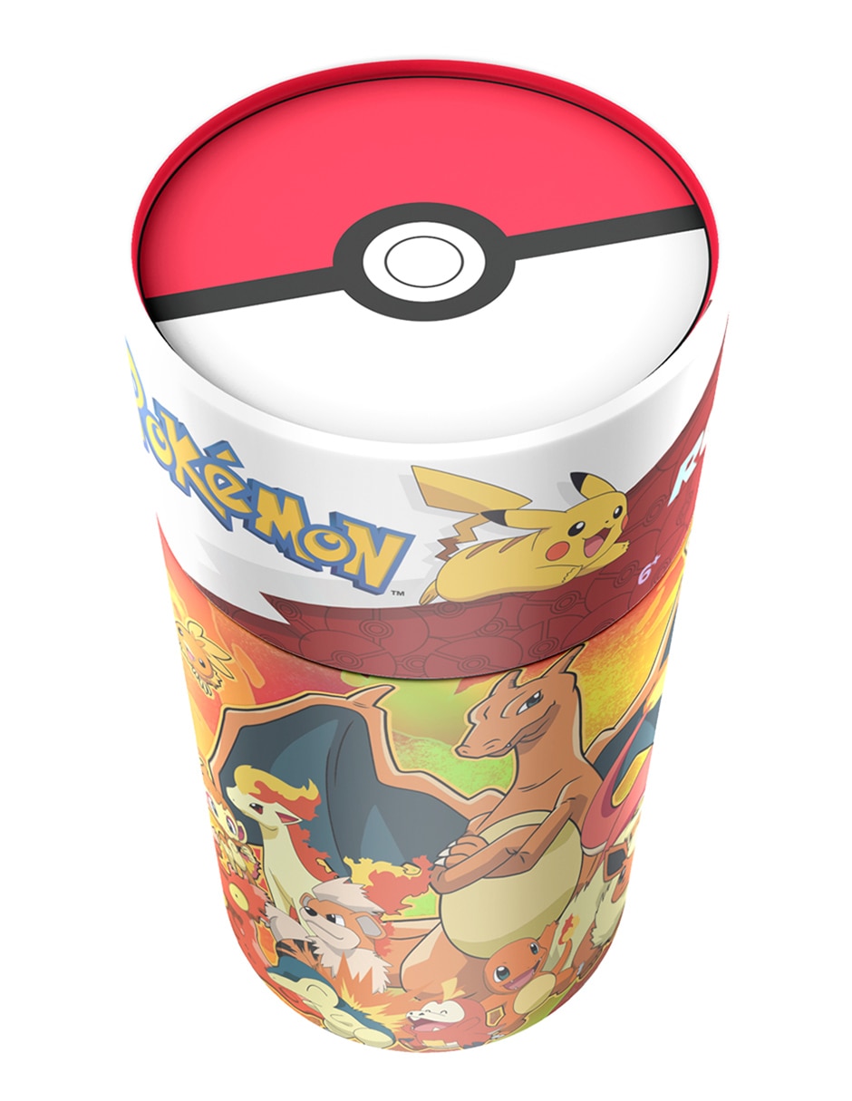 Rompecabezas pokémon rompecabezas infantil pokemon fuego cilindro 100 piezas 2