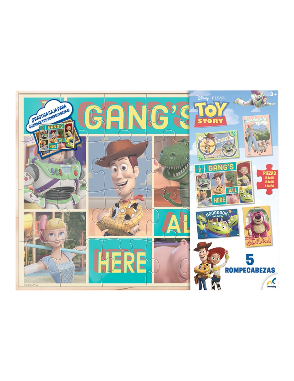 Rompecabezas rompecabezas 5 en 1 toy story 80 piezas 5