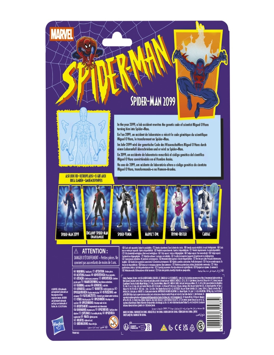 Figuras accionmarvel: legends series spider-man 2099 collectors