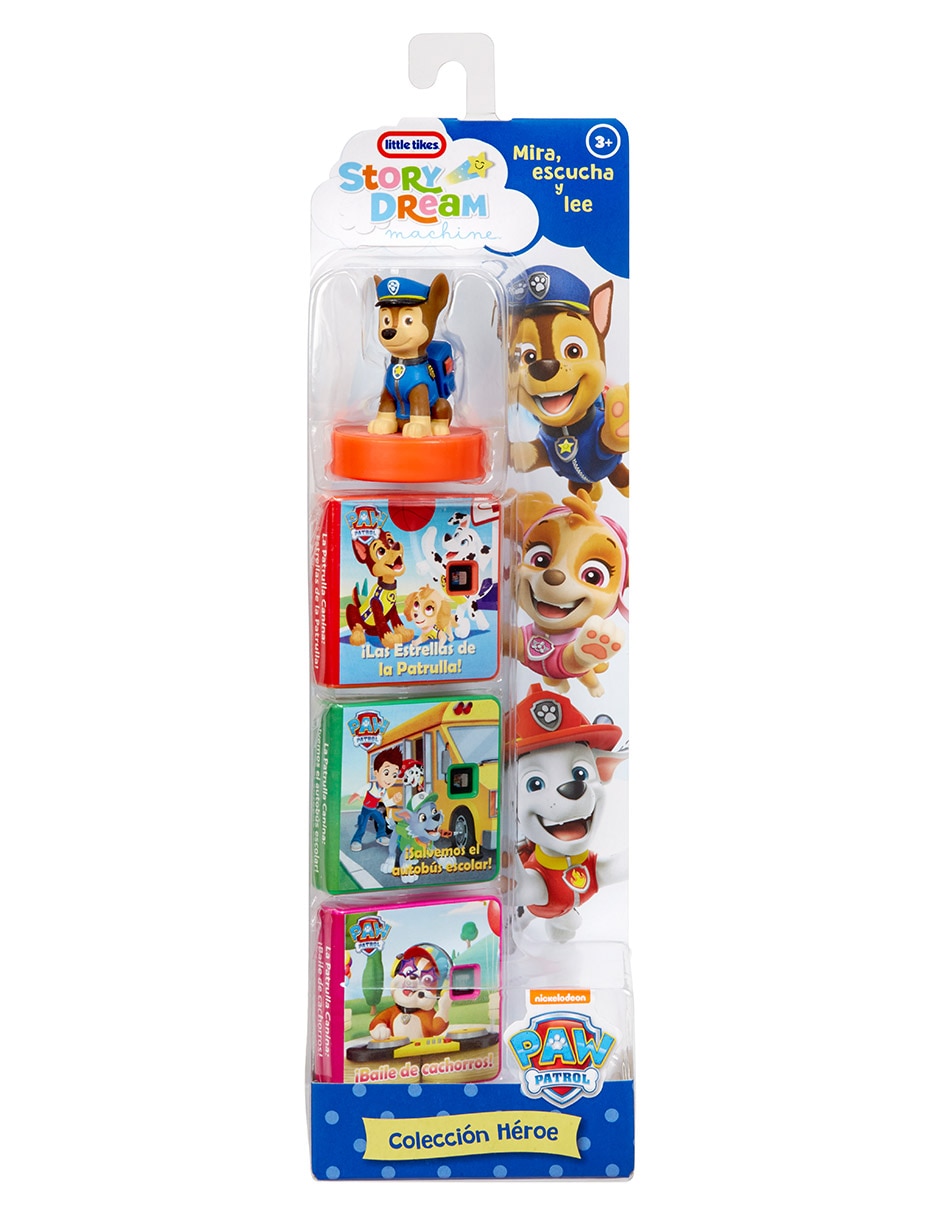 Juguete electronico proyector de cuentos paw patrol hero collection