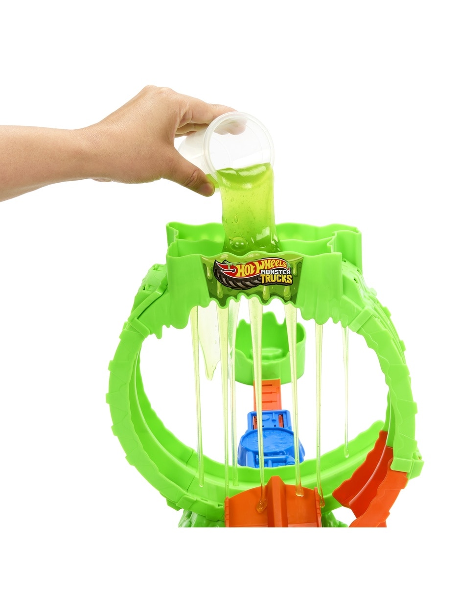 Set pista y automóviles Monster Trucks Chaos Loop Challenge 2