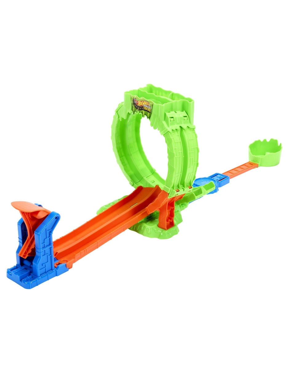 Set pista y automóviles Monster Trucks Chaos Loop Challenge 7