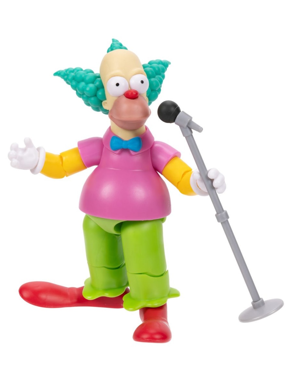 Figura de colección articulada Los Simpson Krusty el payaso