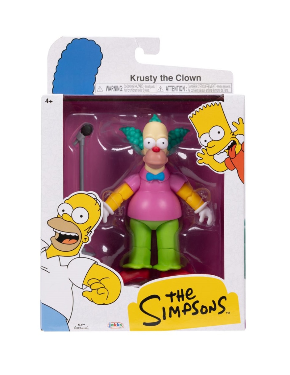 Figura de colección articulada Los Simpson Krusty el payaso 2