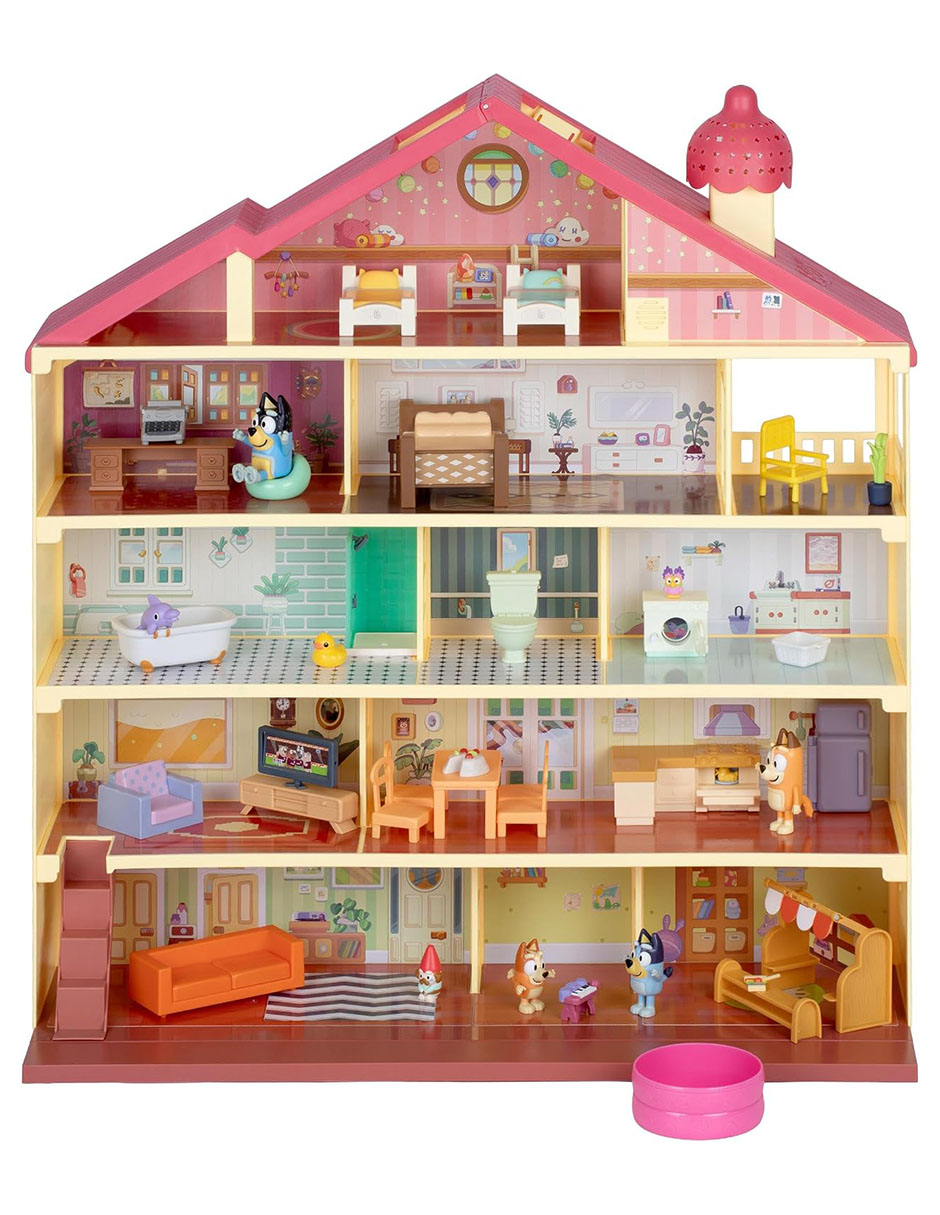 's light & Surprise Heeler House Bluey juego de rol para niños
