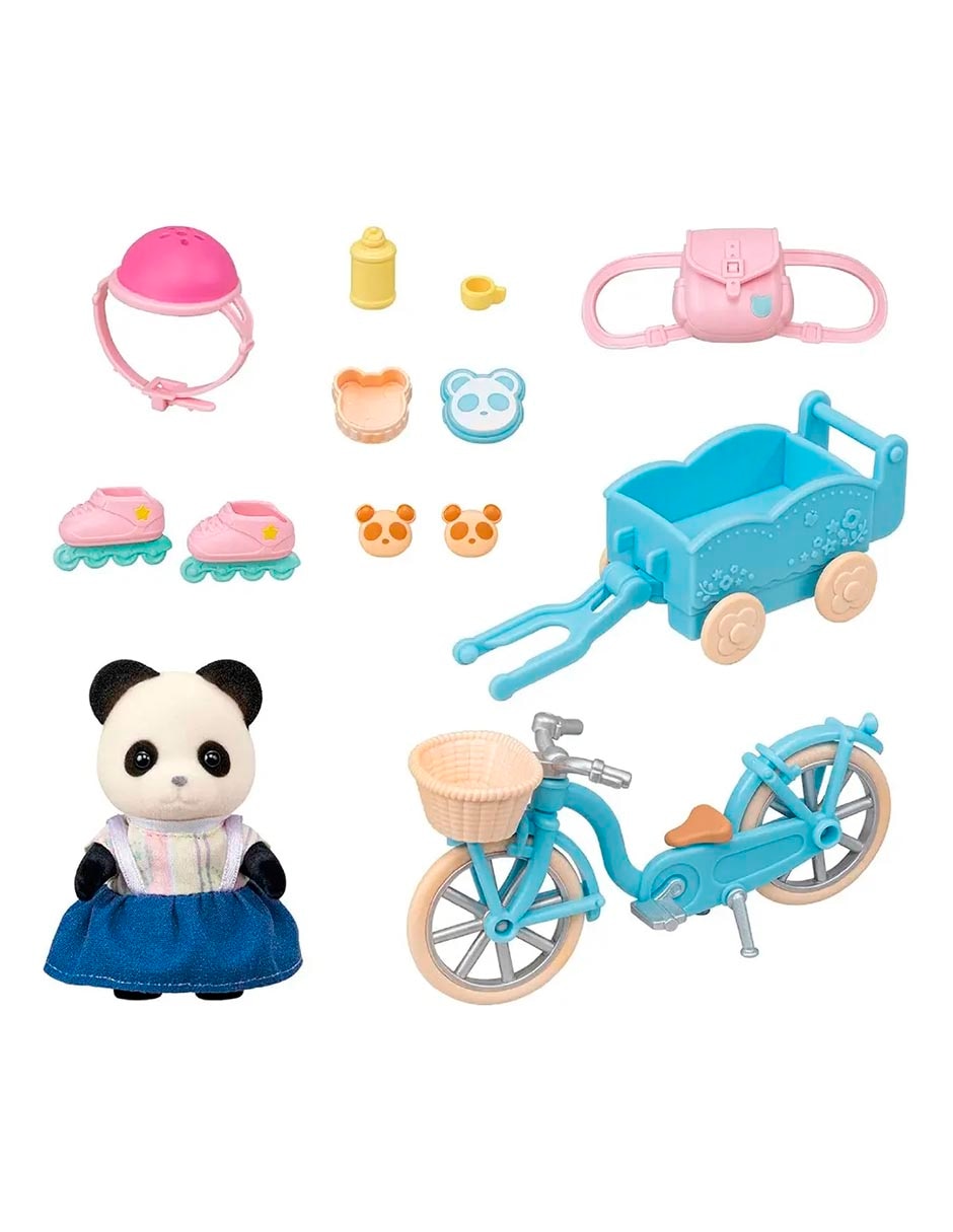 Set de Bicicleta y Patines -niña Panda-
