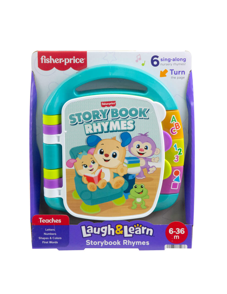 Libro cuentos y rimas fisher price fisher-price juego didáctico unisex