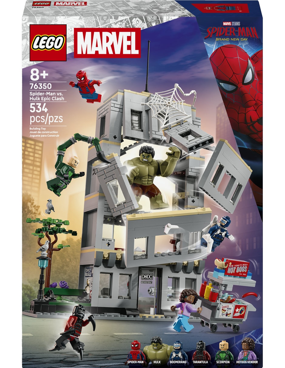 Lego Super Heroes Marvel Spider-Man vs. Hulk: Choque Épico 76350