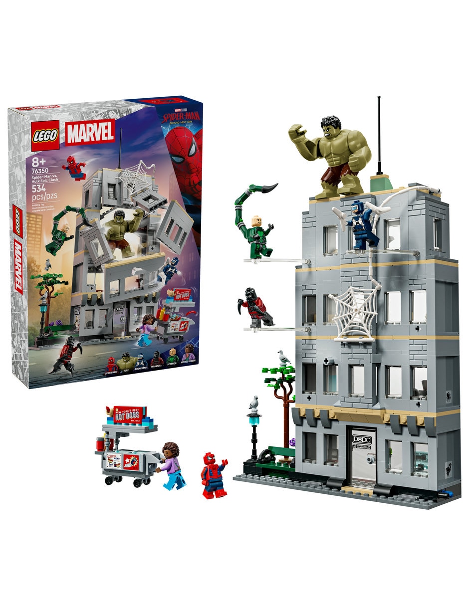 Lego Lego Super Heroes Marvel Spider-Man vs. Hulk: Choque Épico 76350