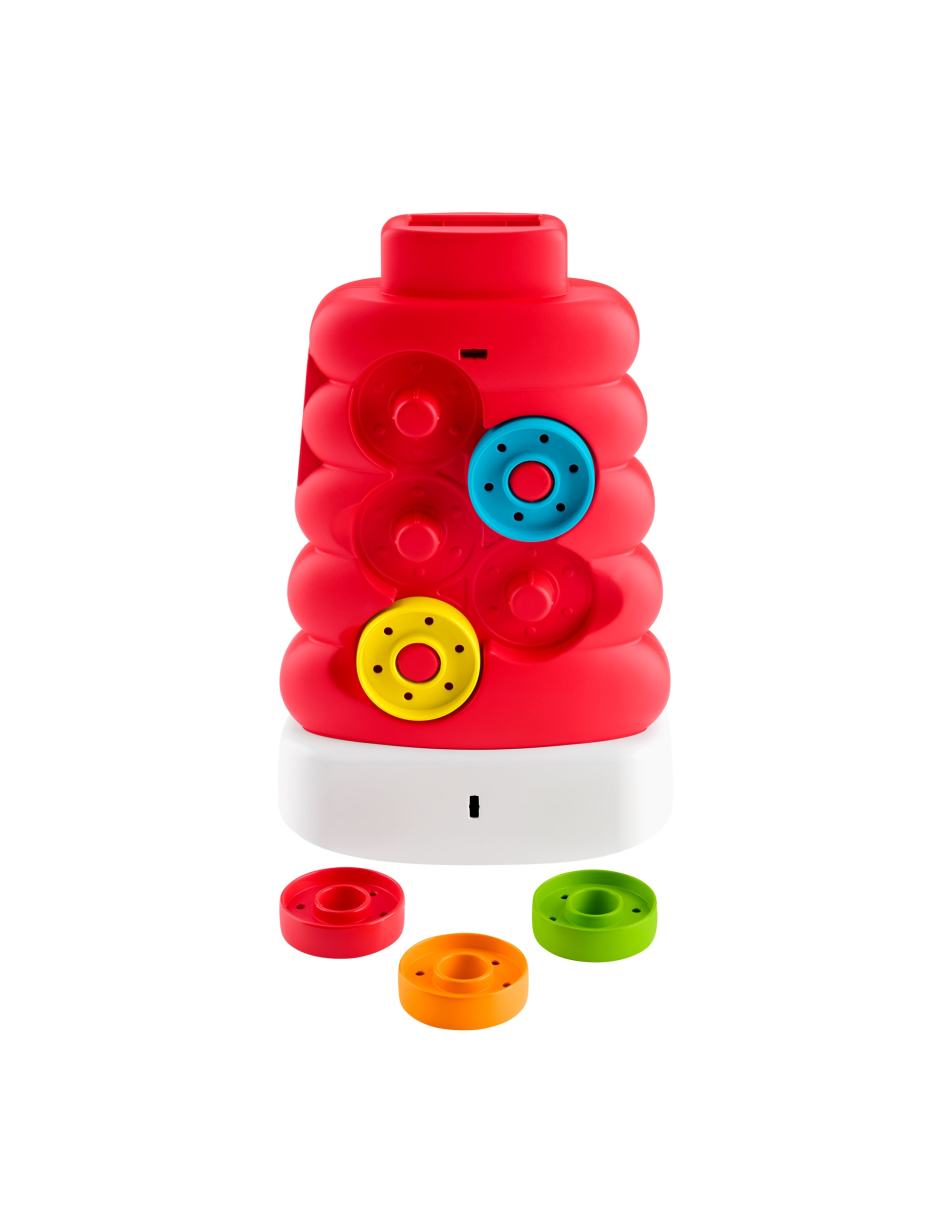 Pila de aritos que caen fisher price fisher-price juego didáctico unisex