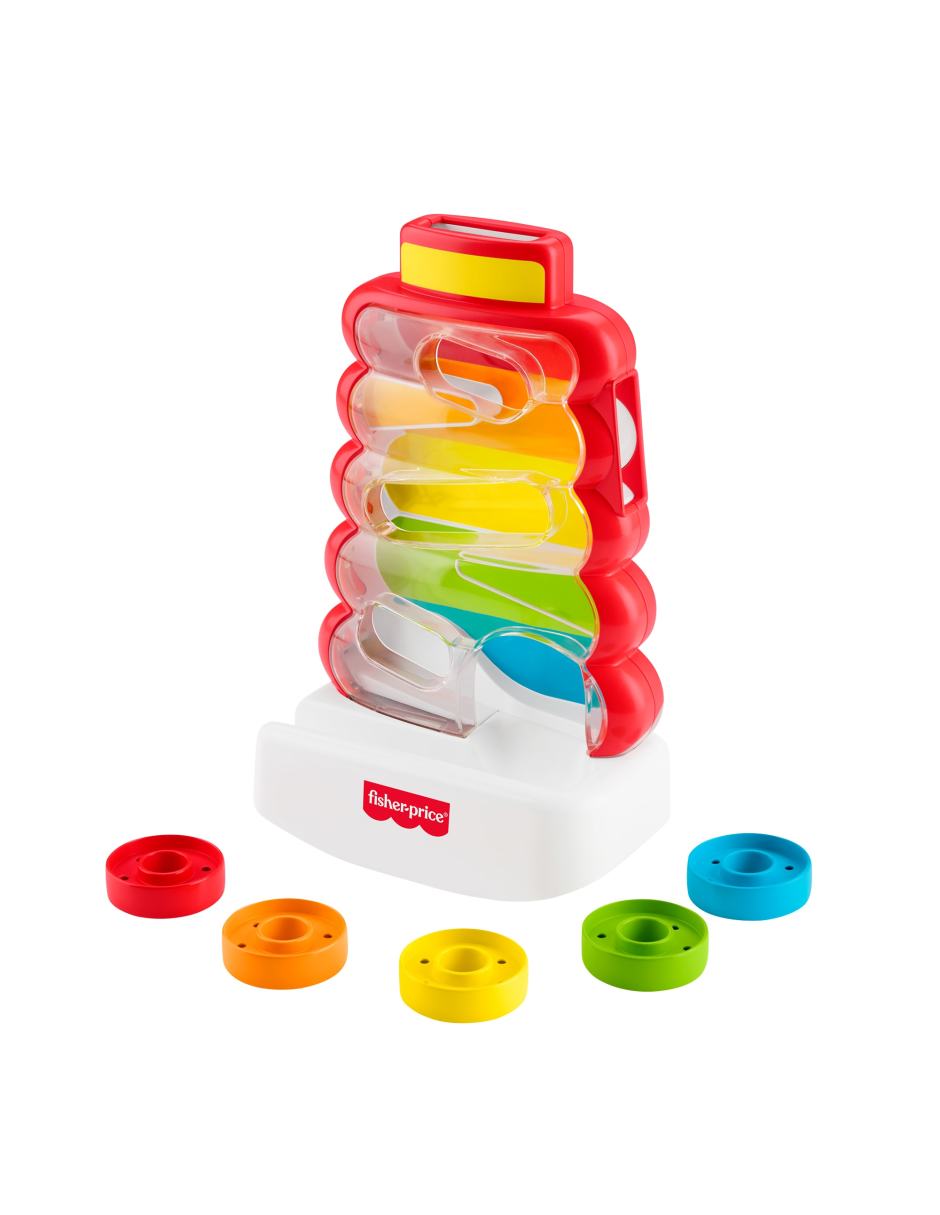 Pila de aritos que caen fisher-price juego didáctico unisex
