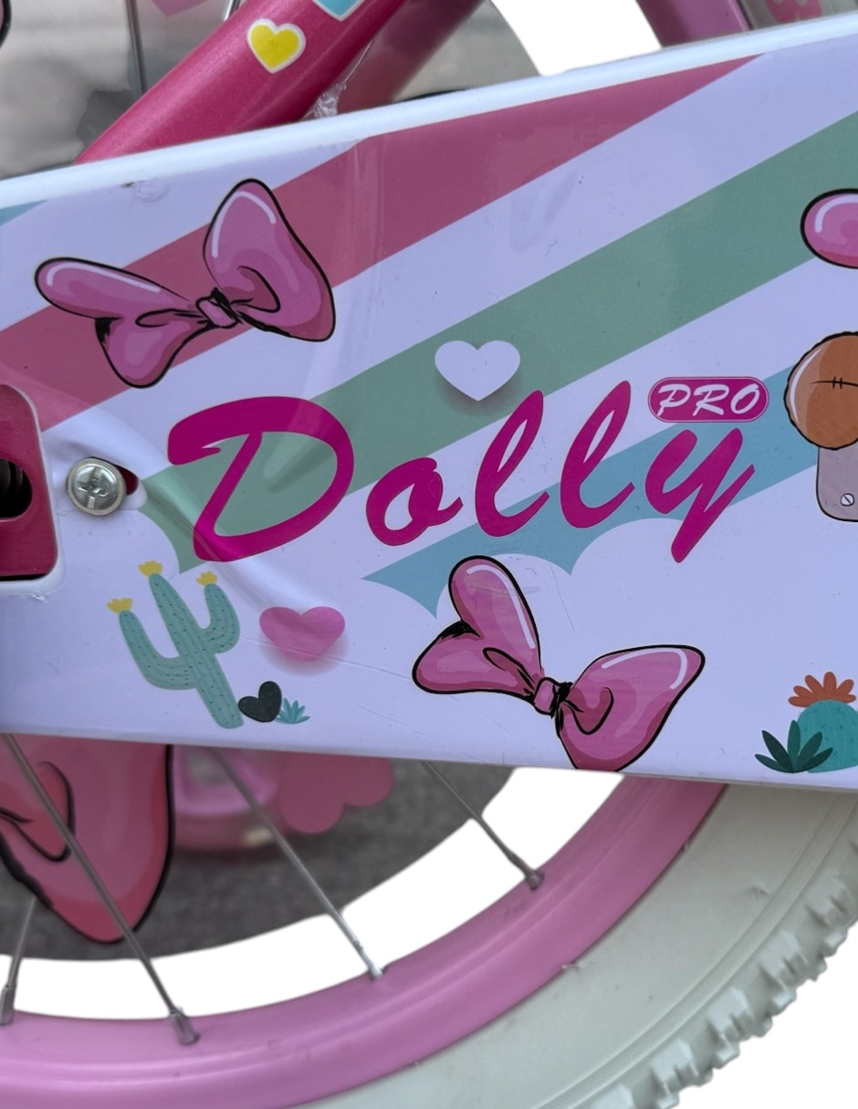 Bicicleta infantil Bimex rodada 12 Dolly para niña