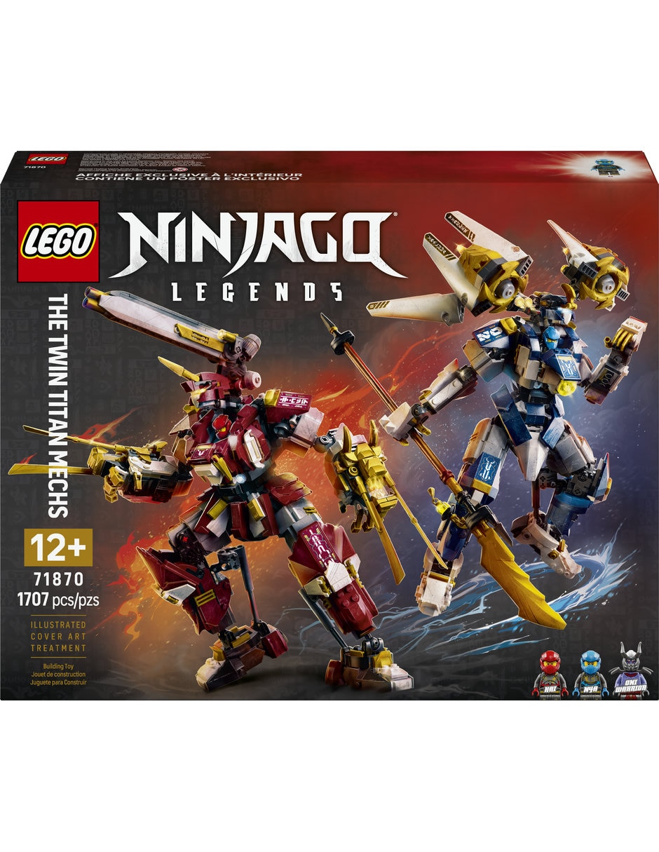 Lego Ninjago Lego Robots Titánicos Gemelos 71870
