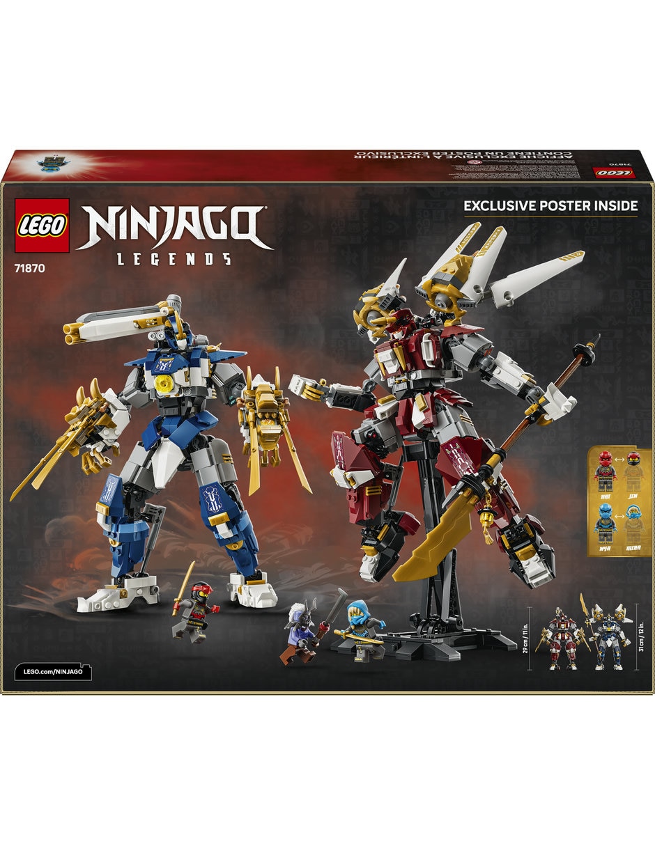 Lego Ninjago Lego Robots Titánicos Gemelos 71870