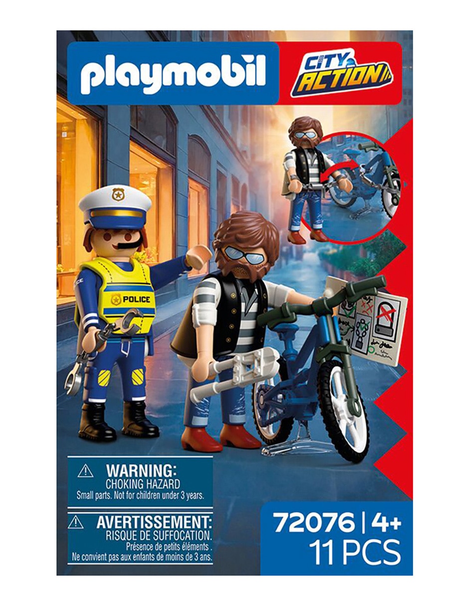 Set construcción pm robo de bicicleta 72076 police 1