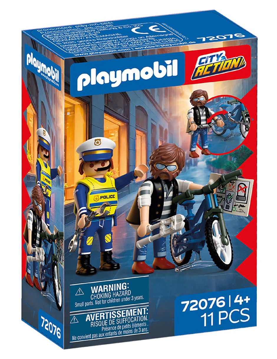 Set construcción pm robo de bicicleta 72076 police Set construcción pm robo de bicicleta 72076 police
