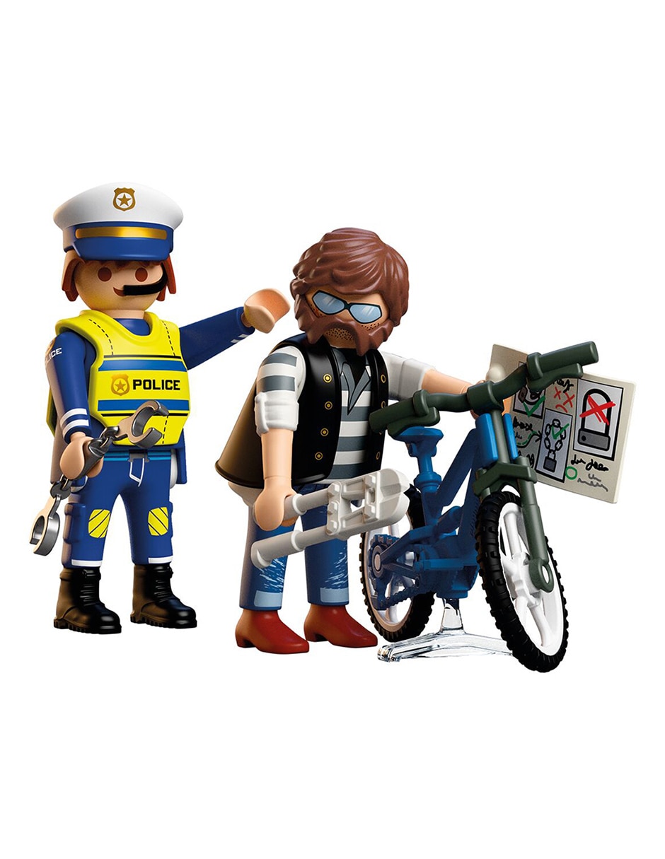 Set construcción pm robo de bicicleta 72076 police 3