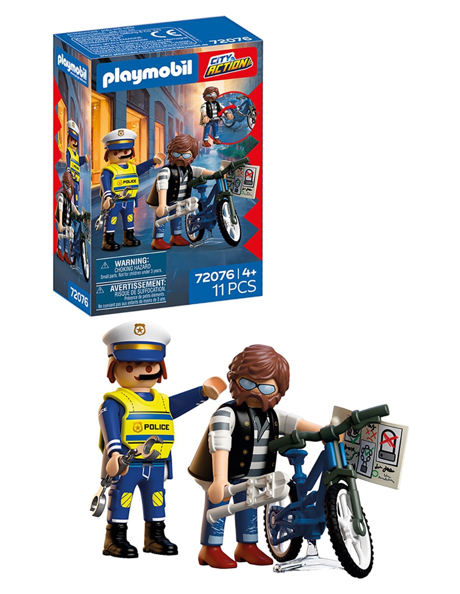 Set construcción pm robo de bicicleta 72076 police 4