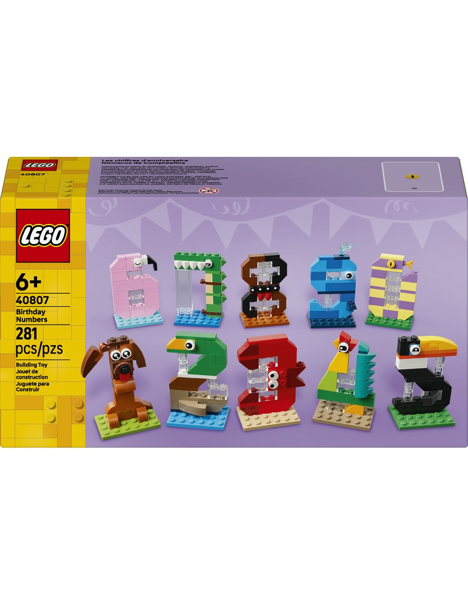 Lego Seasons and Occasions Números de Cumpleaños 40807