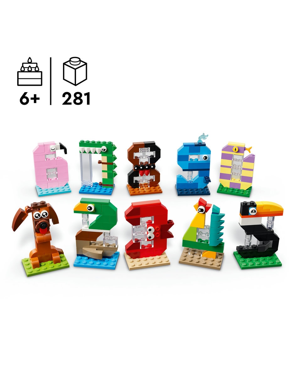 Lego Seasons and Occasions Números de Cumpleaños 40807 5