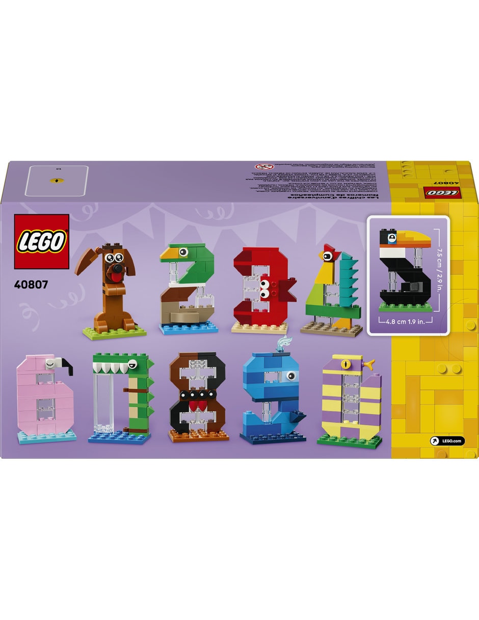 Lego Seasons and Occasions Números de Cumpleaños 40807 8